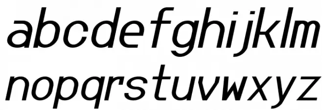 Jupiteroid Italic خط أحرف صغيرة