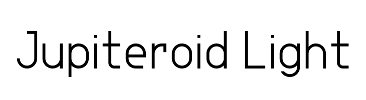 Jupiteroid Light  Free Fonts Download