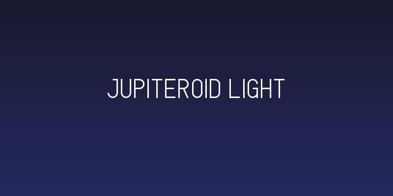 Jupiteroid Light Social Header