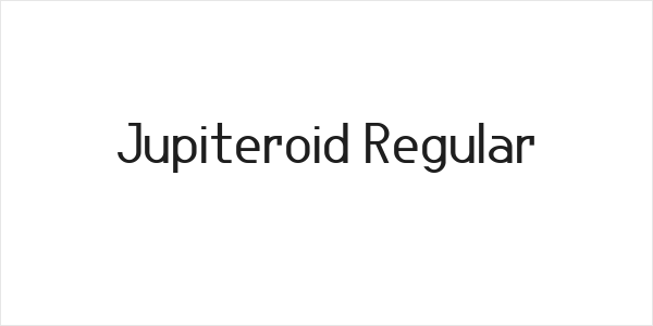 Jupiteroid Regular Logo