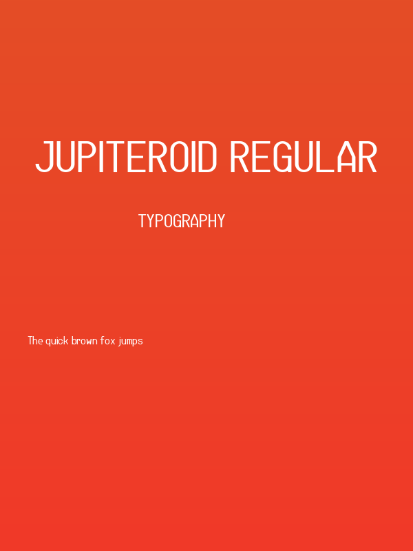 Jupiteroid Regular Poster