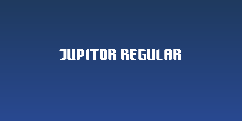 Jupitor Regular Social Header