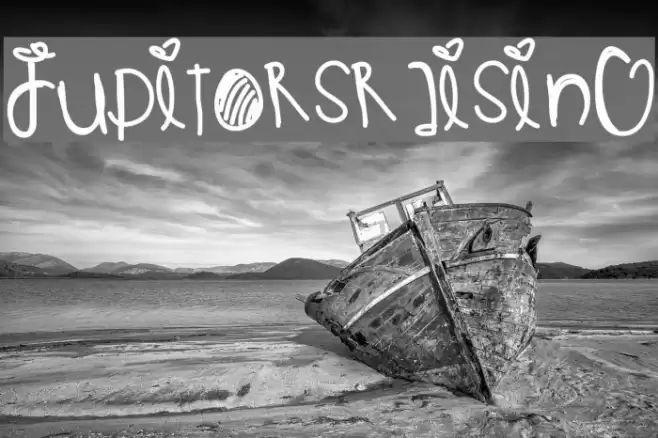 JupitorsRaising Font examples