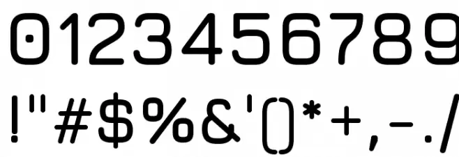 Jura Bold Font OTHER CHARS