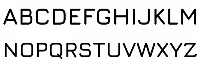 Jura Bold Font UPPERCASE