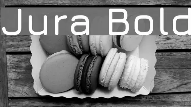 Jura Bold Font examples