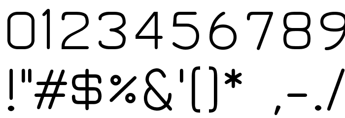 Jura Book Font OTHER CHARS