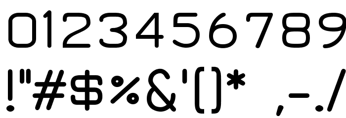 Jura Demi-Bold Font OTHER CHARS