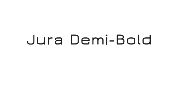 Jura Demi-Bold Logo