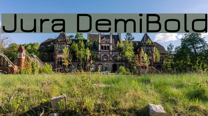 Jura DemiBold Font examples