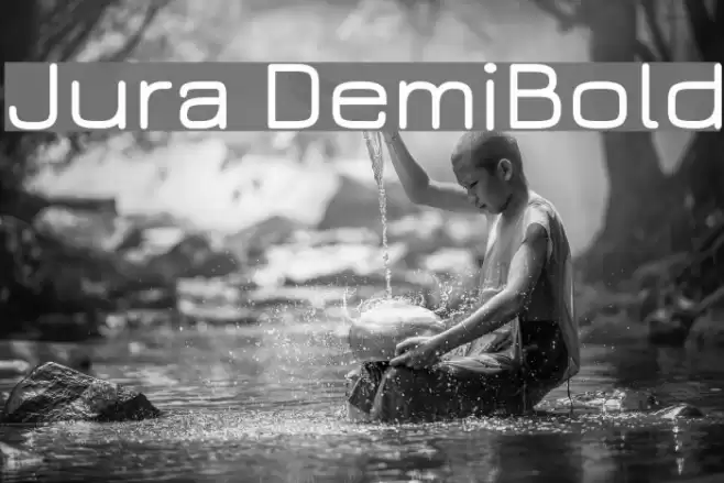 Jura DemiBold Font examples