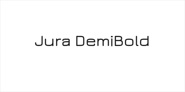 Jura DemiBold Logo