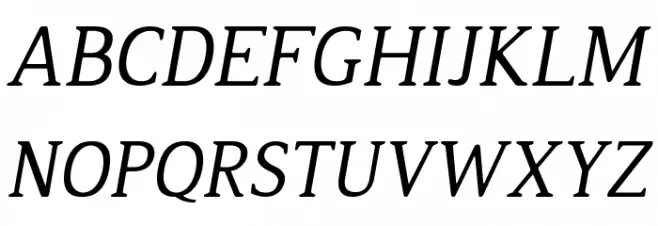 Jura Italic Fonte MAIÚSCULAS