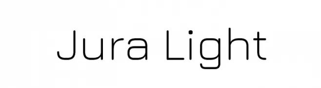 Jura Light  नि: शुल्क फ़ॉन्ट्स डाउनलोड