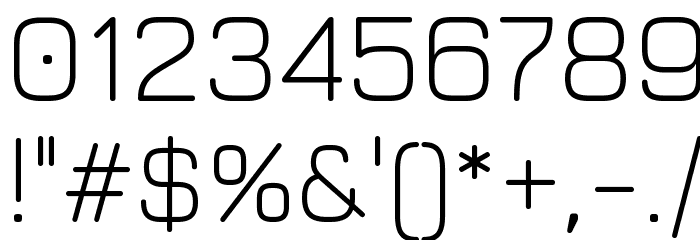 Jura Light Font OTHER CHARS