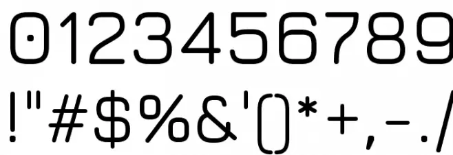 Jura Medium Font OTHER CHARS