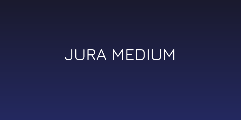 Jura Medium Social Header