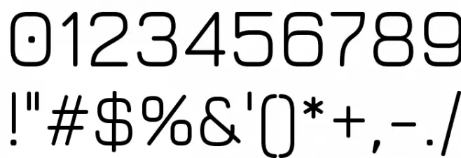 Jura Regular Font OTHER CHARS