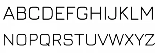 Jura Regular Schriftart Groß