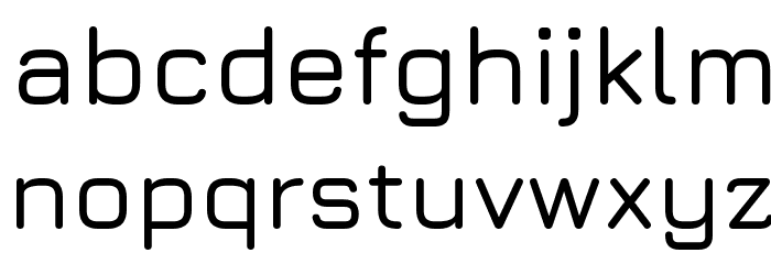 Jura SemiBold Font LOWERCASE