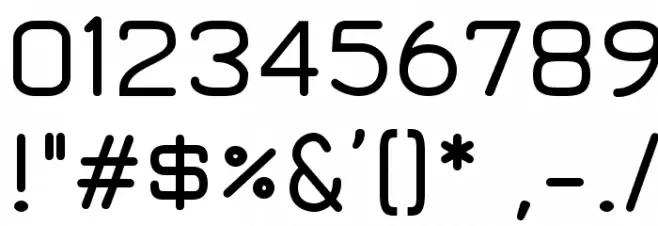 JuraDemiBold Font OTHER CHARS