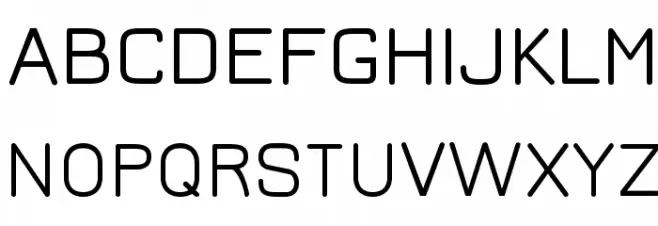 JuraMedium Font UPPERCASE