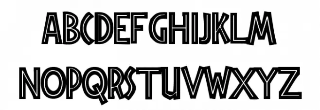 Jurassic Park Font UPPERCASE