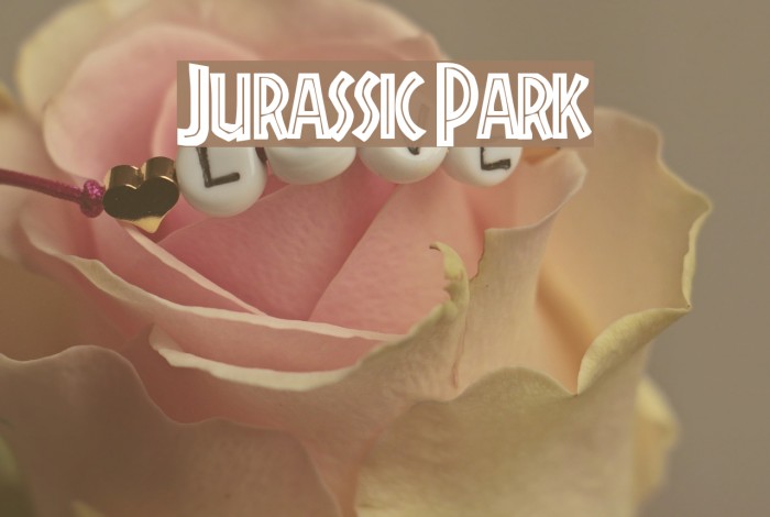Jurassic Park Шрифта examples