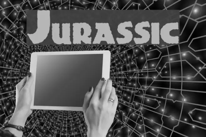 Jurassic Font examples