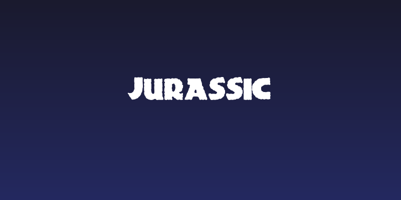 Jurassic Social Header