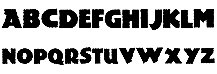 Jurassic Font LOWERCASE