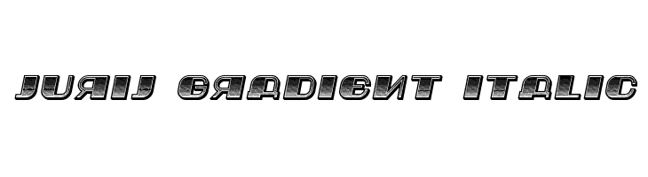Jurij Gradient Italic  नि: शुल्क फ़ॉन्ट्स डाउनलोड