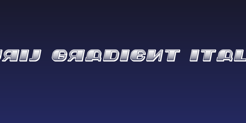 Jurij Gradient Italic Social Header