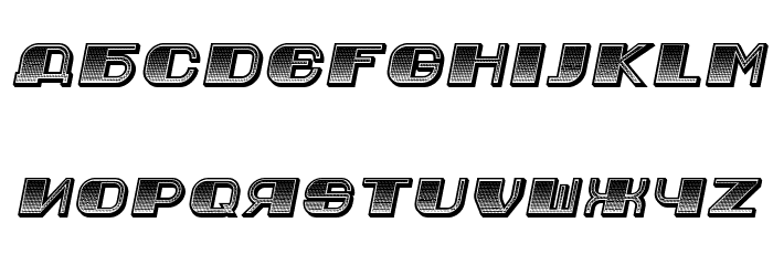 Jurij Gradient Italic Font LOWERCASE
