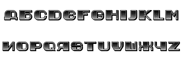 Jurij Gradient Regular Font LOWERCASE