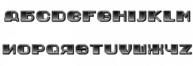 Jurij Gradient Regular फ़ॉन्ट लोअरकेस