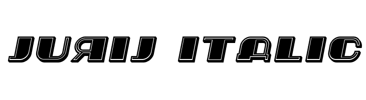 Jurij Italic फ़ॉन्ट