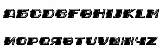Jurij Italic Caratteri MAIUSCOLE