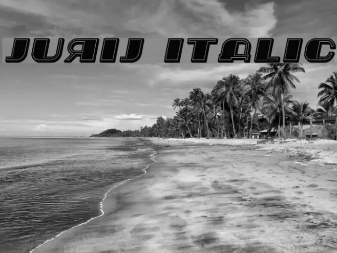 Jurij Italic Font examples