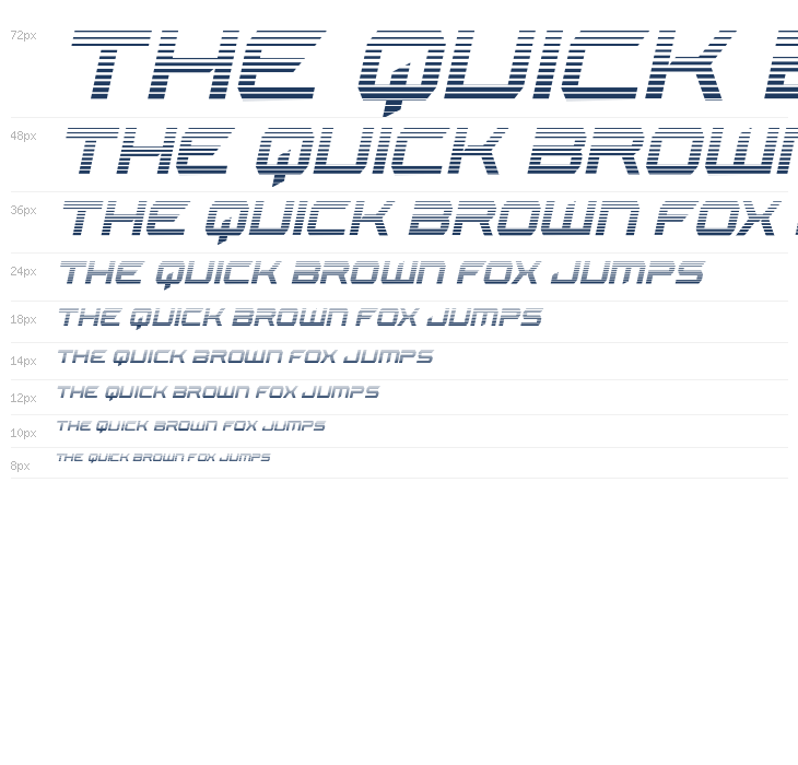 Jurist Dire Gradient Italic Waterfall