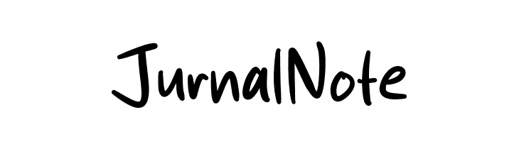 Jurnal Note  Frei Schriftart Herunterladen