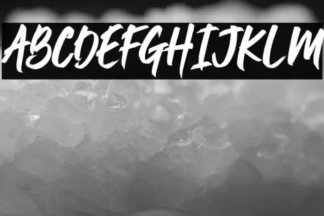 Jushley Shine Font examples