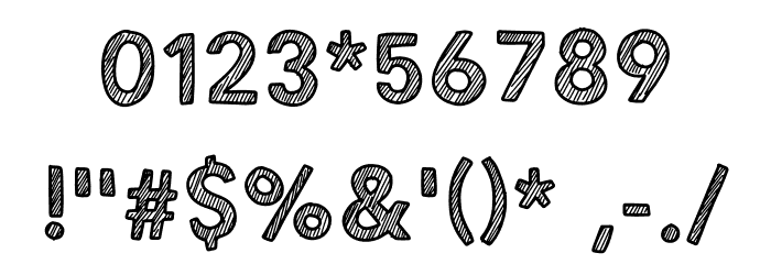 Just Add Water DEMO Regular Font OTHER CHARS