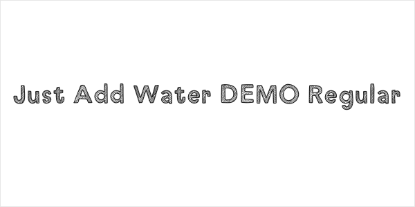Just Add Water DEMO Regular Logo