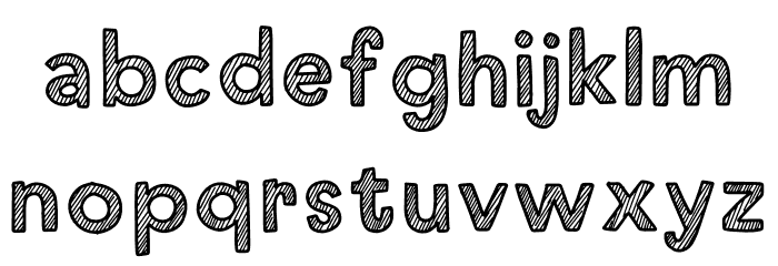 Just Add Water DEMO Regular Font LOWERCASE