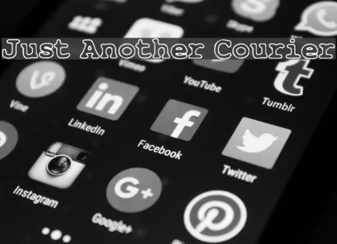 Just Another Courier Font examples