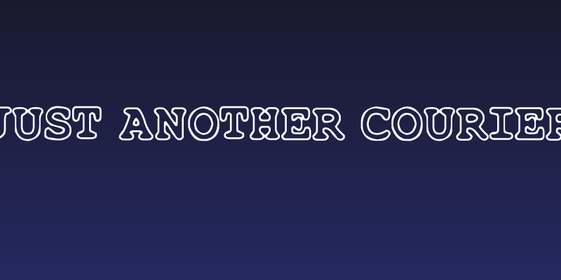 Just Another Courier Social Header