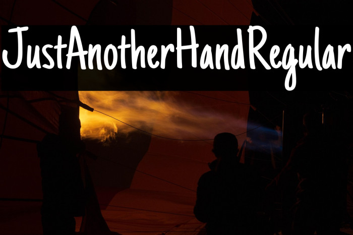 Just Another Hand Regular Example 1