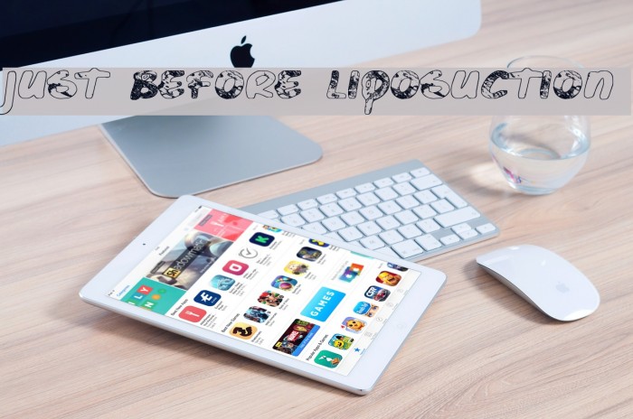 Just Before Liposuction Font examples