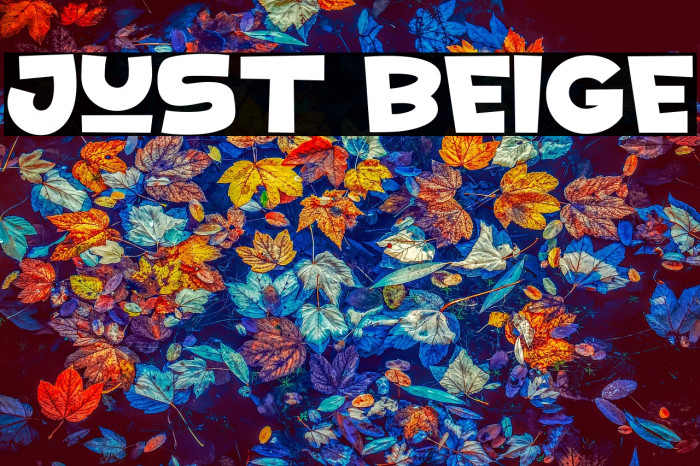 Just Beige Example 1